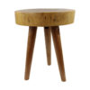Bijzettafel Hout Rond