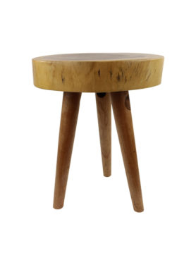 Bijzettafel Hout Rond