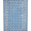Plaid blauw met print