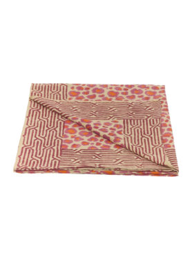 panterprint plaid oranje roze