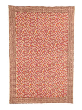 plaid roze oranje panterprint