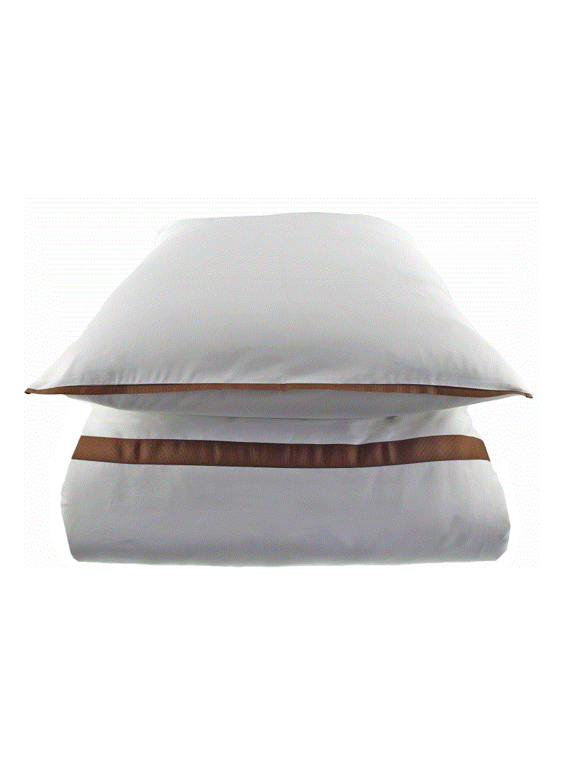 Duvet Cover Set Manawa White Bronze 1
