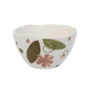 Good Morning Candle Bowl kaars in schaal met bloemen wit