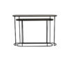 ovale sidetable set van twee