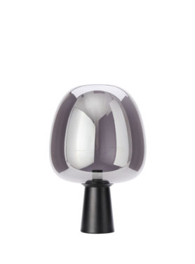 Tafellamp Maysony Zwart + Smoked Glass