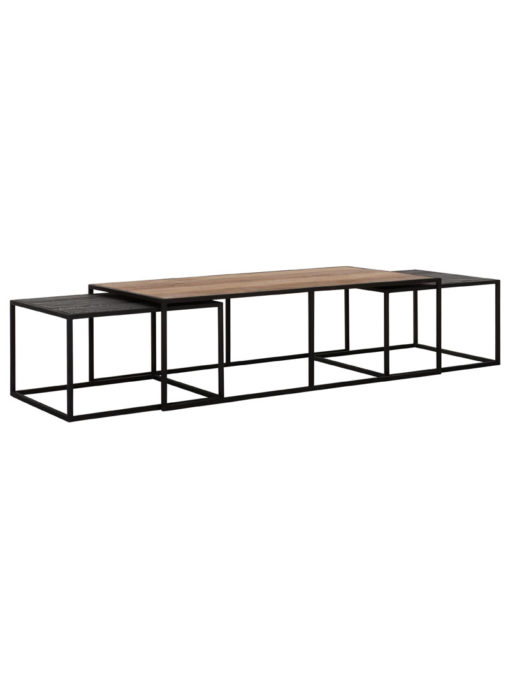 Dtp Home Cosmo houten Salontafel Langwerpig Set Van 3