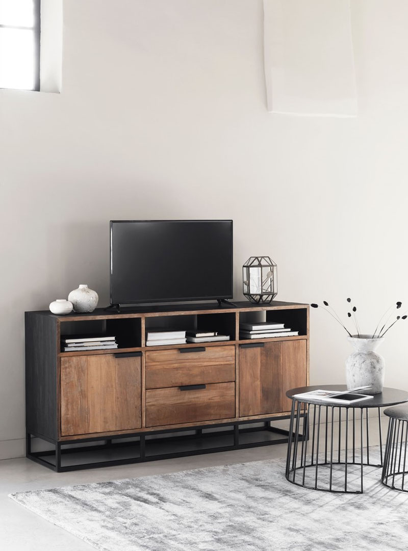 Botanist Achtervoegsel Westers DTP Home Cosmo tv meubel NO. 3 - Pure Wood