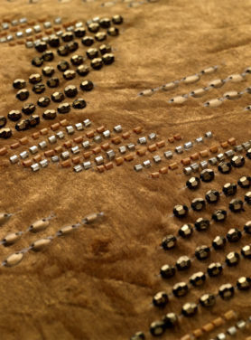 Sk Lucie 45x45 Tobacco Brown Detail