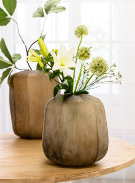 Vaas Pacengo Sfeer bruin organische vorm