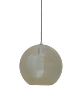 Hanglamp bolvormig glas rond