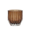Theelicht Bruin glas