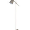 Vloerlamp grijs metaal industrieel