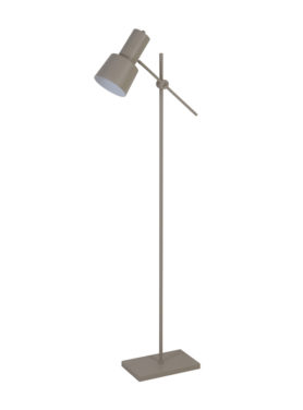 Vloerlamp grijs metaal industrieel