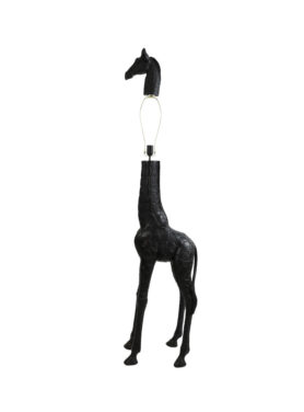 lampvoet Giraffe zwart