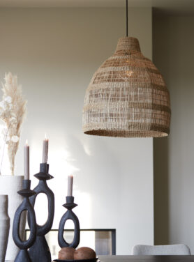 Hanglamp Sagar zeegras rotan