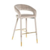 Barkruk Richmond velvet beige