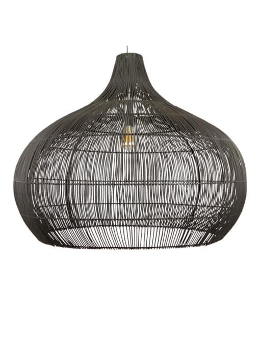 Hanglamp Rotan Zwart