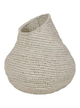 Raffia Vaas Wit