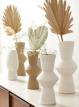 Vaas Ayla bruin keramiek