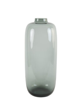 Vaas grijs glas lang