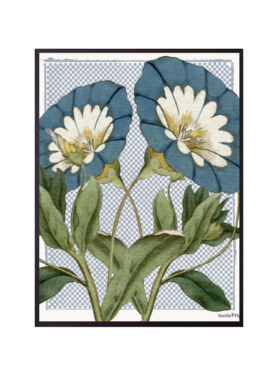 Poster Blauw