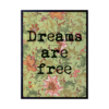 Poster Dreams Are Free