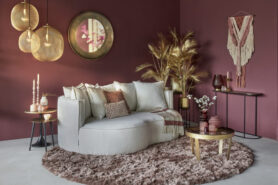 Bank Adele Wit Beige Boucle