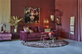 Bank Paars Roze Cloe