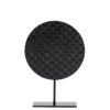 Ornament Op Voet Zwarte Cirkel