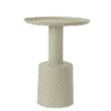 Bijzettafel Milaki Beige Met Dienblad Hoog