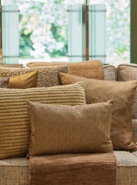 Claudi Sierkussen Bellino Camel Vierkant