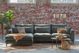 Hoekbank Groen Velvet Carmen