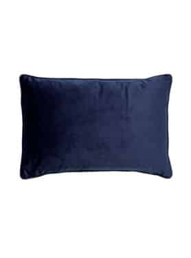 Sierkussen donkerblauw velvet