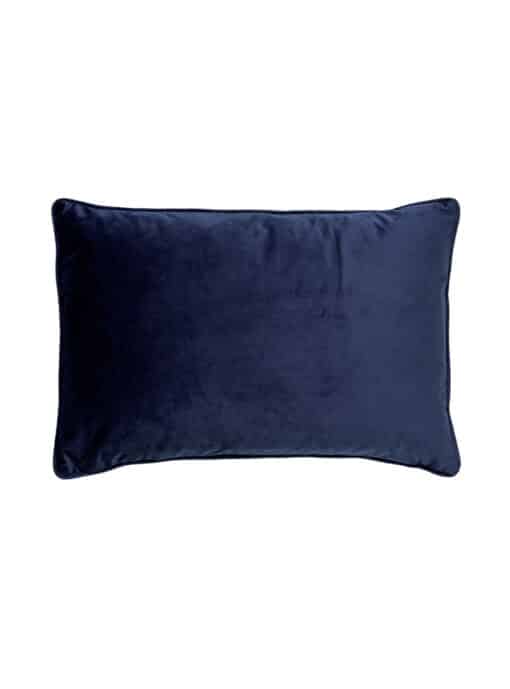 Sierkussen donkerblauw velvet