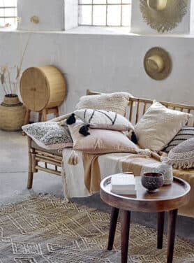 Bloomingville Kussen Beige