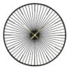 Zwarte Ronde Klok Met Gouden Wijzers