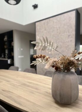 Grijze Unieke Vaas Organisch