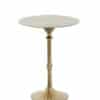 Sidetable Antique Brons Rond