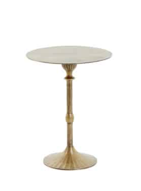 Sidetable Antique Brons Rond