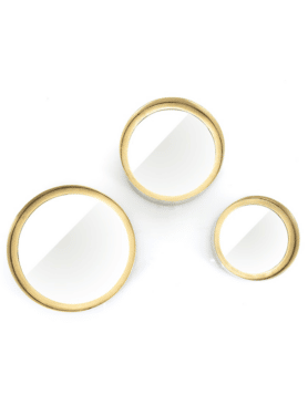 Spiegels Scoop Goud Cirkel Ijzer
