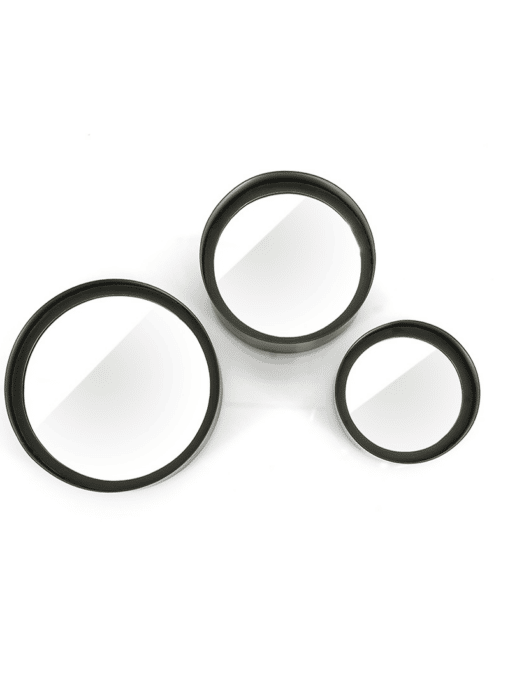 Spiegels Scoop Zwart Cirkel Ijzer