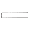 Wandplank Zeta Xl Mat Zwart Metaal Zonder Accessoires