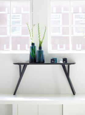 Zwarte Sidetable Acacia Hout