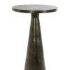 Bijzettafel antiek brons rond