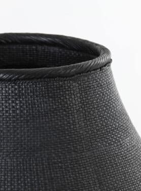 Grote Zwarte Vaas Rond