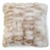 Sierkussen Fluffy Beige Polyster Vierkant