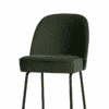 Eetkamerstoel Vogue Fluweel Metalen Onderkant Onyx Schuin