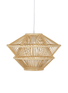 Hanglamp Bamboo Naturel Hout 2 Vormen