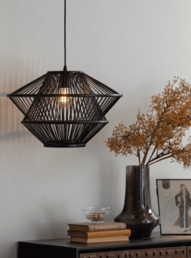 Hanglamp Zwart - Pure Wood
