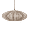 Hanglamp Nimbus Ovaal Lang Ijzer En Touw Gecoat